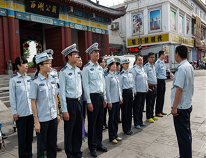 市数字化城市管理中心组织工作人员体验一线城管工作